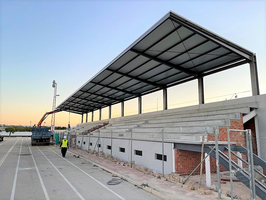 gradas prefabricadas